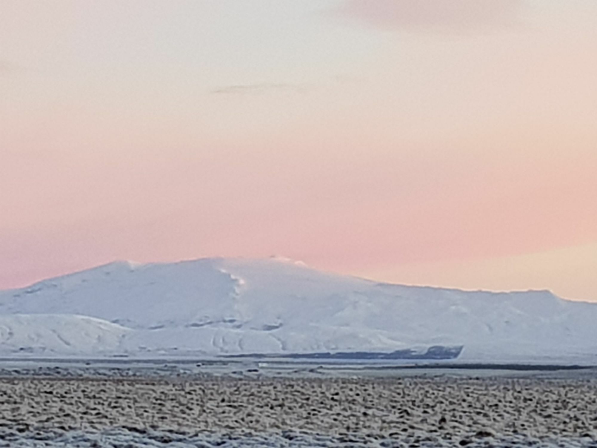 Hekla Cabin 1 Volcano And Glacier View 헬라 외부 사진