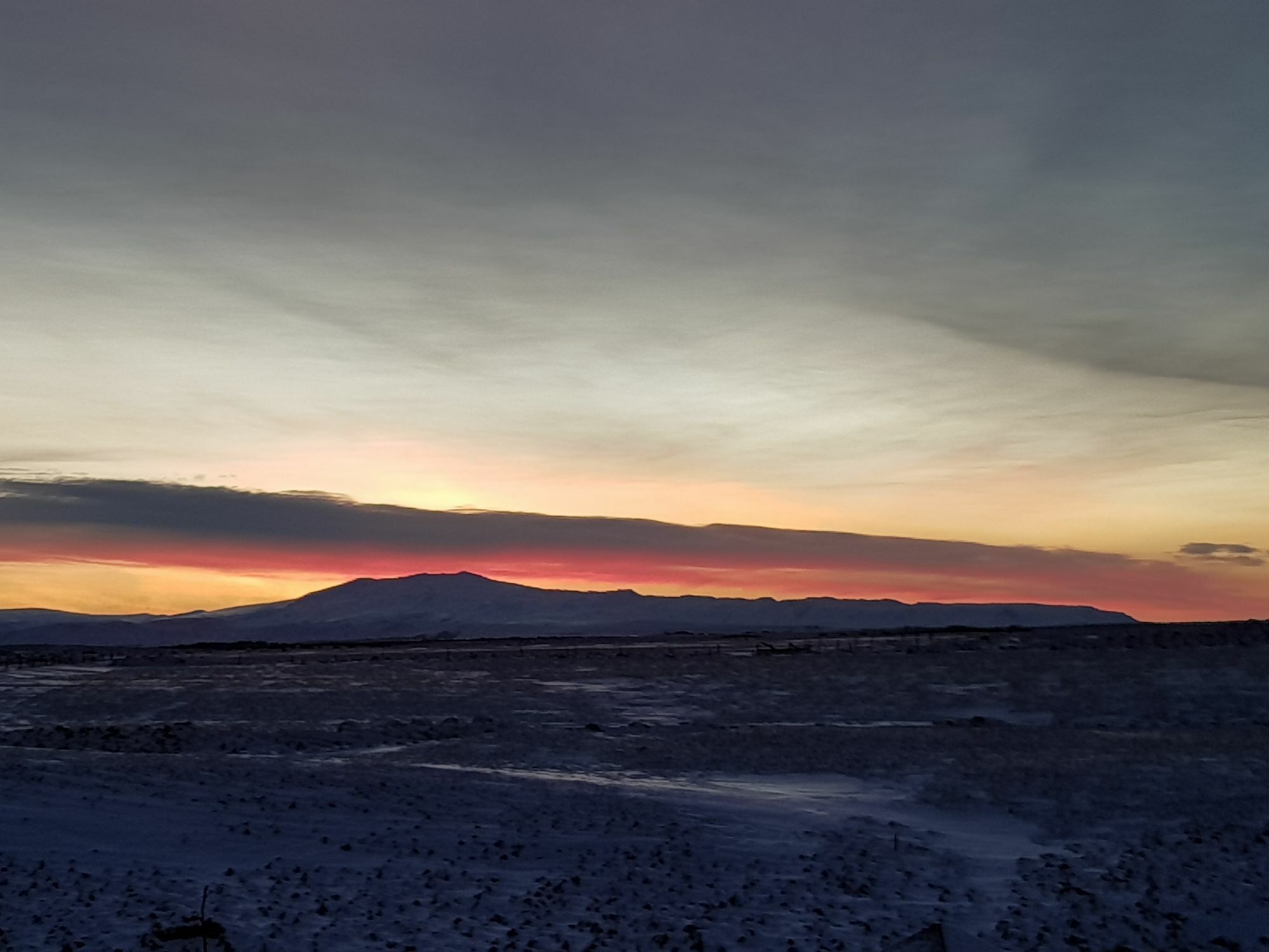 Hekla Cabin 1 Volcano And Glacier View 헬라 외부 사진
