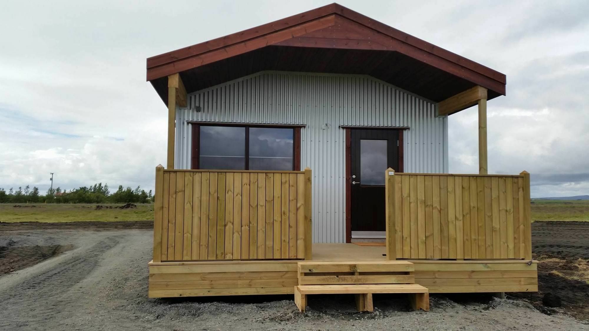 Hekla Cabin 1 Volcano And Glacier View 헬라 외부 사진