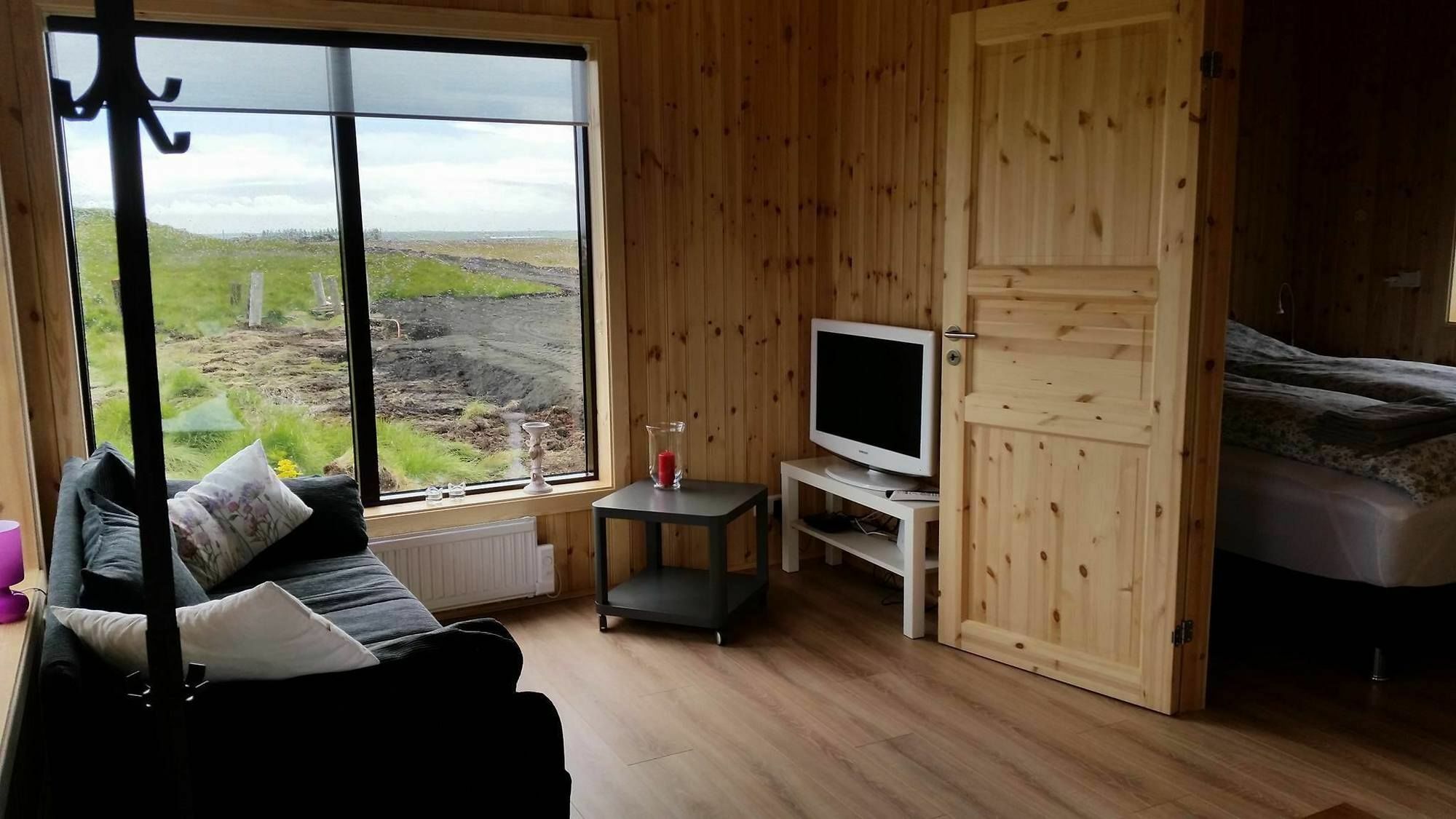 Hekla Cabin 1 Volcano And Glacier View 헬라 외부 사진